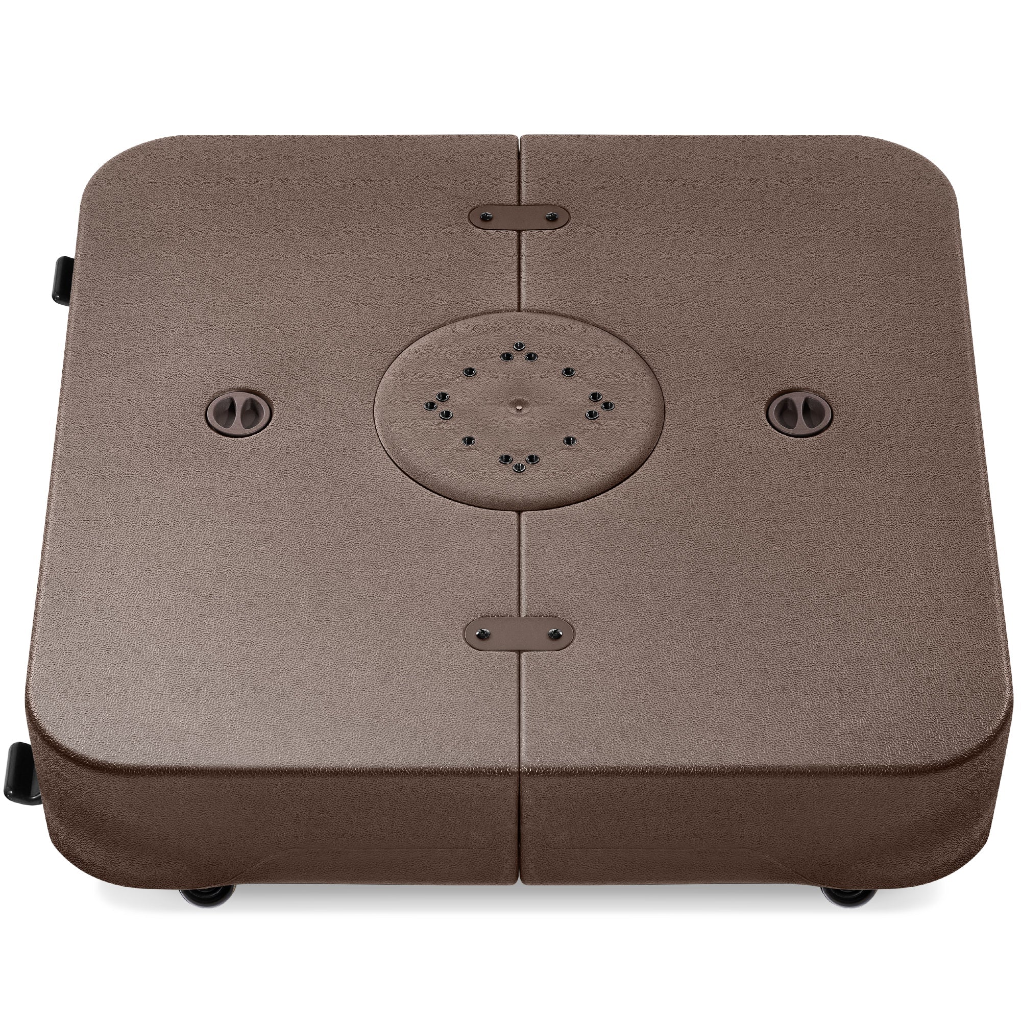 Outdoor Cantilever Base w/ Wheels Locks Fillable 330lb Capacity
