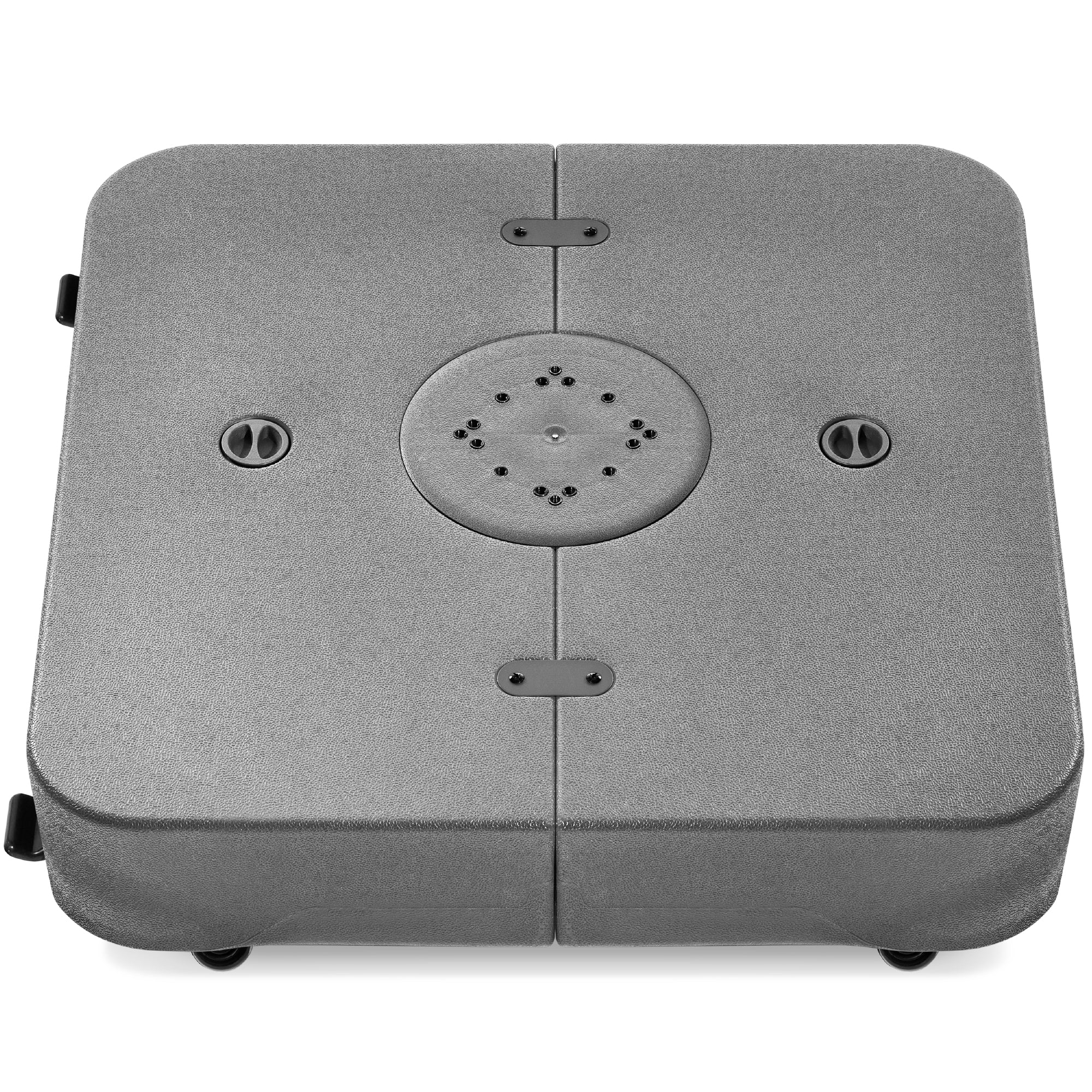 Outdoor Cantilever Base w/ Wheels Locks Fillable 330lb Capacity