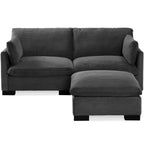 Modular Sectional Pillowtop Sofa w/ Ottoman & Storage82in