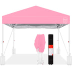 One-Person Setup Instant Pop Up Canopy w/ Case 4 Weight Bags - 12x12ft