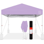 One-Person Setup Instant Pop Up Canopy w/ Case 4 Weight Bags - 12x12ft