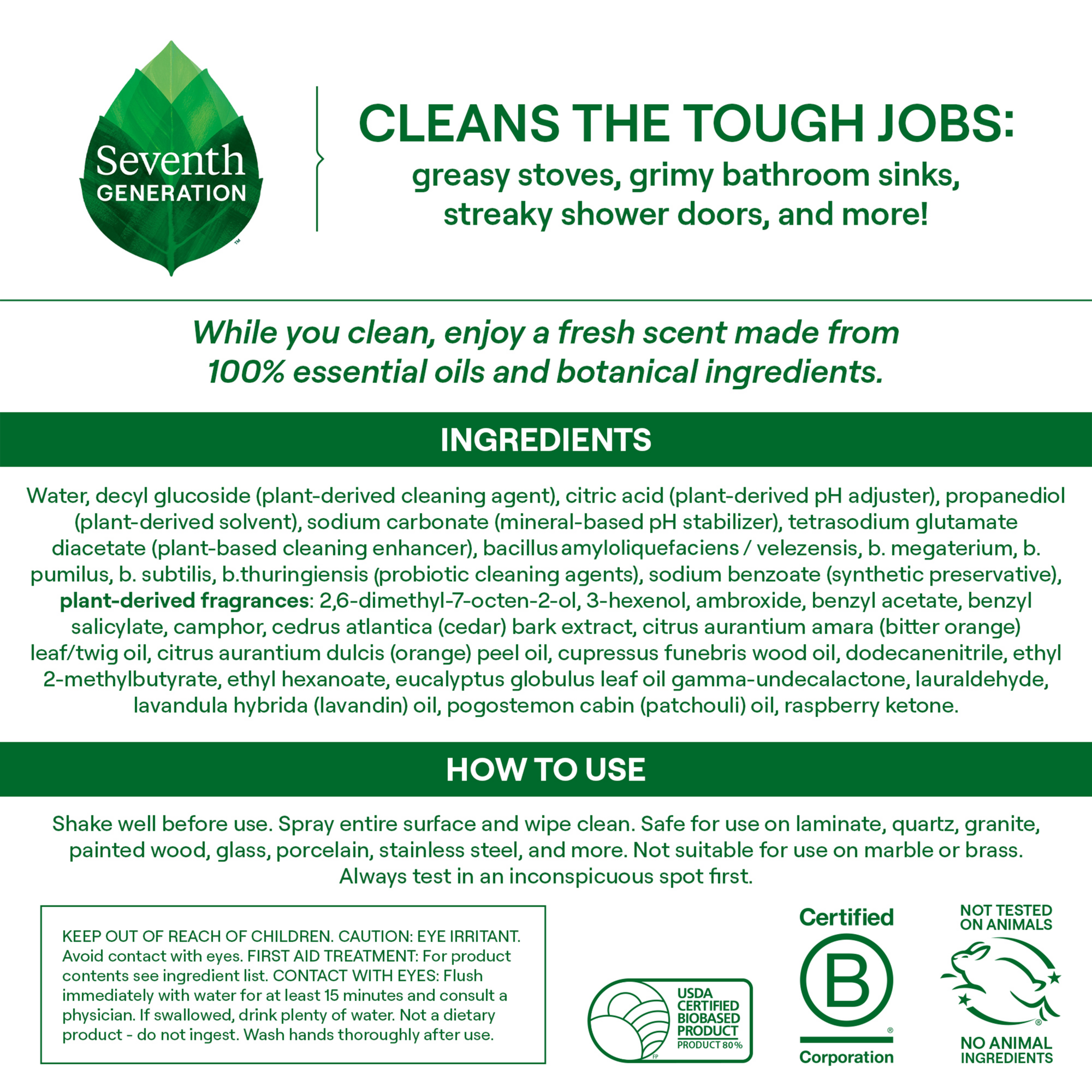Plant-Based Ultra Deep Probiotic Multi Surface Cleaner with Fresh Breeze